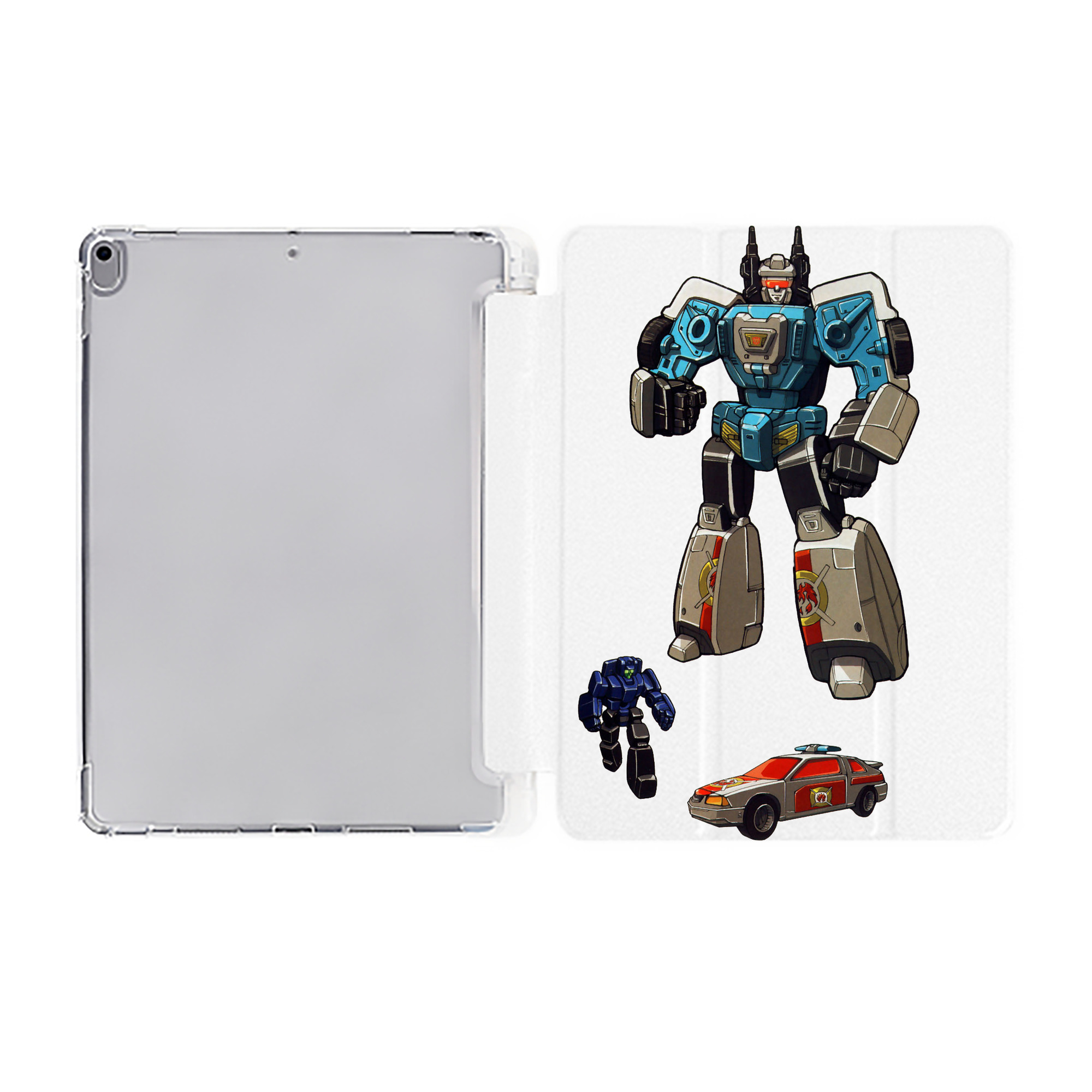 （画像用）  IPad ケース ペン収納付き 三つ折りスタンド PUレザー×シリコン 対応機種9.5/10.5/10.9インチ